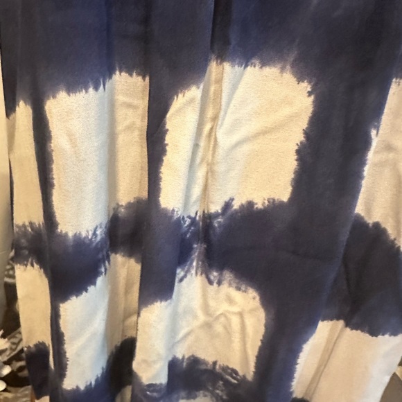 Splendid Blue and White Window Pane Tank Dress. - Picture 6 of 6